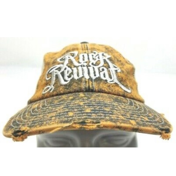 Rock Rivalaval womens cap adjustable had strap back mesh. Brown with silver. - Picture 8 of 15